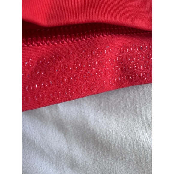New Lululemon Textured Mesh High-Rise Tennis Skirt Red Size Medium Skort Golf - Picture 12 of 13